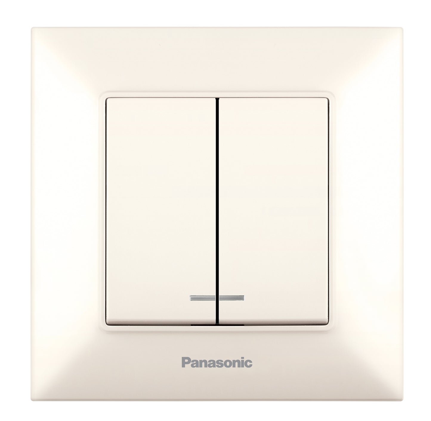 PANASONIC - Сериен ключ светещ Panasonic Arkedia Slim крем WNTC0010-2BG