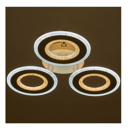 Плафон Pabo, бял, led 57w, 3000k-4000k-6000k, 2415