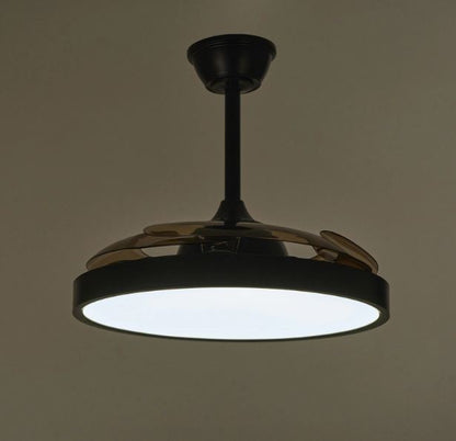 Полилей с вентилатор Twist, черен, led 96w, 3000k-6500k, 9600Lm, 3024 bk