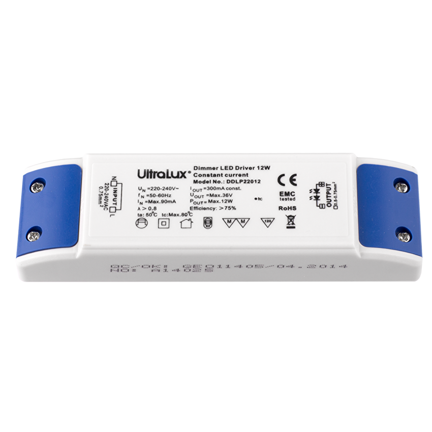 Димиращ TRIAC драйвер за LED осветление 12W/300 mA DC / DDLP22012