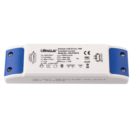 Димиращ TRIAC драйвер за LED осветление 18W/300 mA DC / DDLP22018