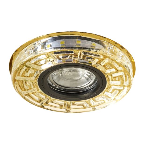 Кристална луна, злато, led 2w, 4000k, 1x40w, 1500/r gd