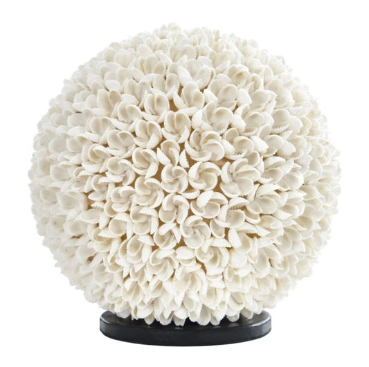 Настолна лампа от мидички, бяла, 1x40w, eli 24/r wh