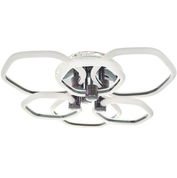 Плафон Arcadia, черен, led 150w, 9800lm, 3000-6000k, 2792