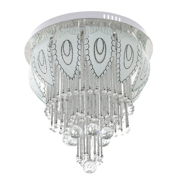 Плафон Rosario, хром, led 35w, RGB, 2700-6000k, 2854/40 ch