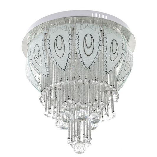 Плафон Rosario, хром, led 35w, RGB, 2700-6000k, 2854/40 ch
