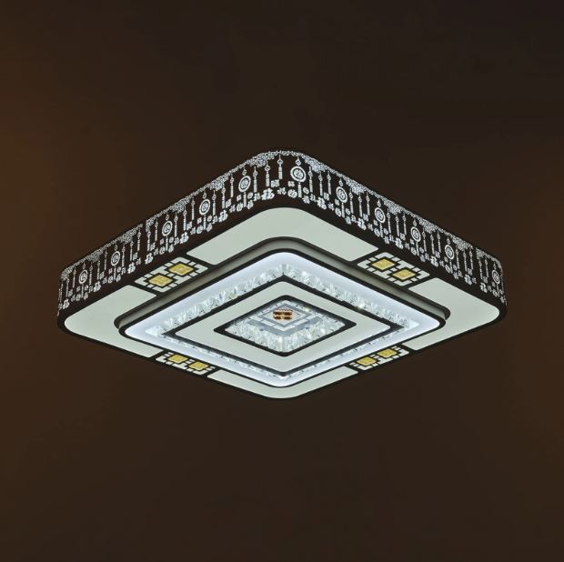 Плафон Anika със смарт управление, бял, led 85w, 3030T/85WS