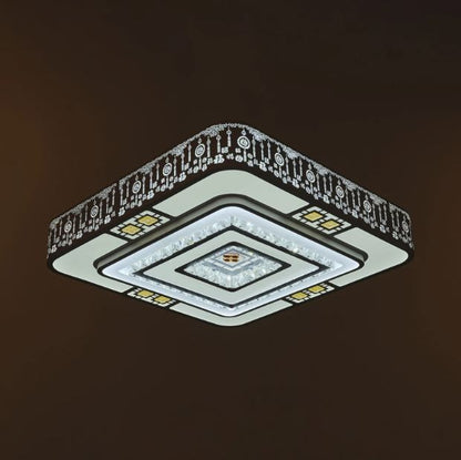 Плафон Anika със смарт управление, бял, led 85w, 3030T/85WS