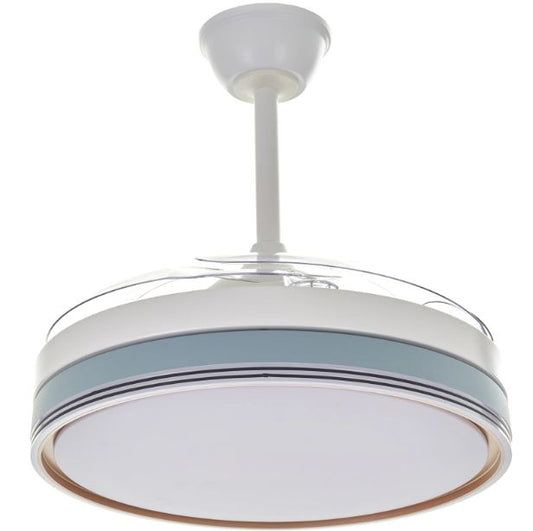 Полилей с вентилатор Twist, бял, led 96w, 3000k-6500k, 9600Lm, 3025 wh