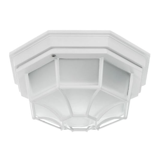 Плафон, бял, градинско, 1х60W, 275 wh