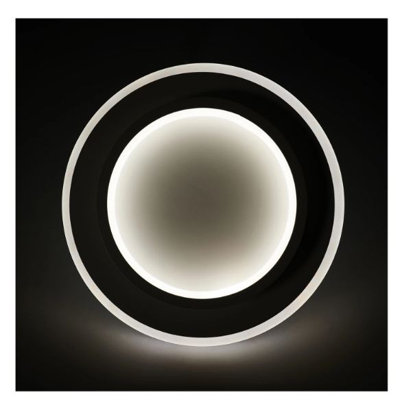 Плафон Tuscany, черен, led 22w, 4000k, 2608/22w bk
