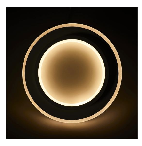 Плафон Tuscany, черен, led 22w, 4000k, 2608/22w bk