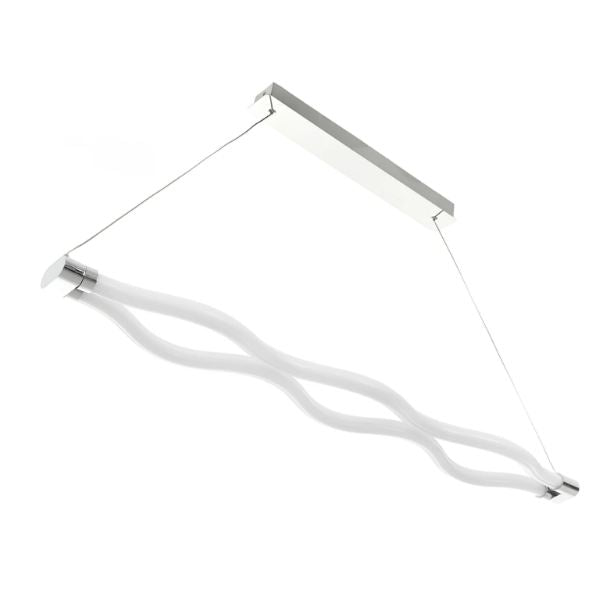 Полилей basset, бял, led 40w, 4000k, 2232