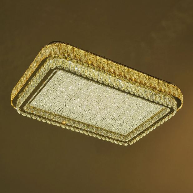 Плафон Oksana, златен, led 288w, 3000-6000k, 4254/l85 gd