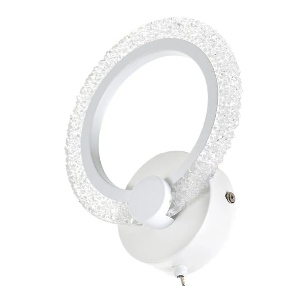 Аплик Globo, бял, led 9w, 3000k-4000k-6000k, 2413/1W
