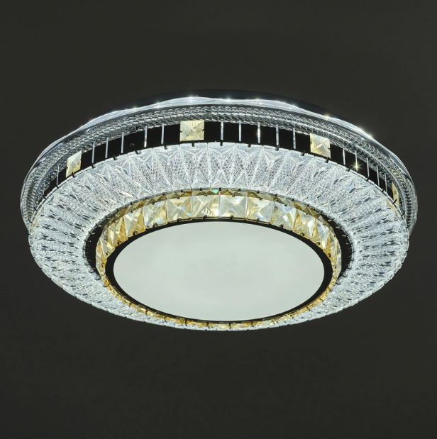 Плафон Porto Novo, хром, led 75W, 3000k-4000k-6500k, 2843