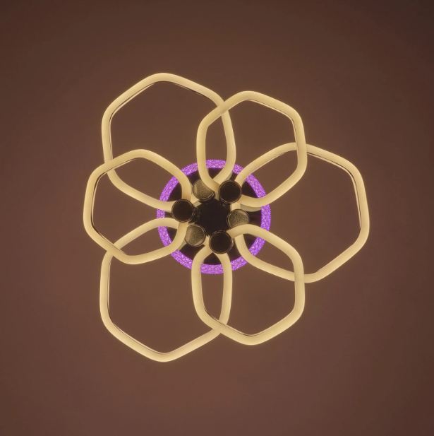 Плафон Arcadia, черен, led 150w, 9800lm, 3000-6000k, 2792