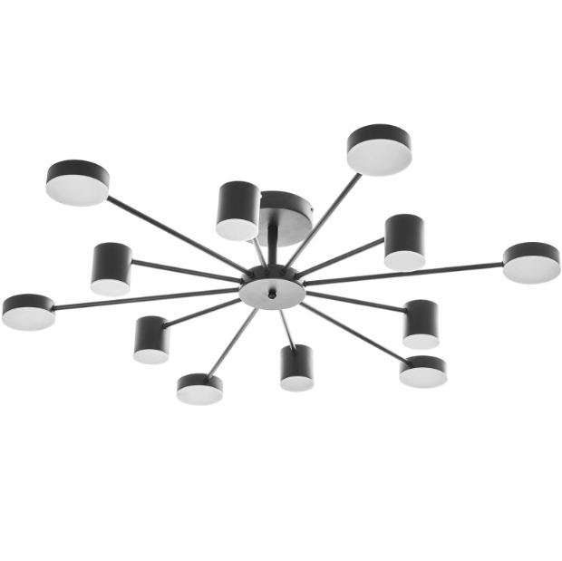 Плафон Argonaut, черен, led 120w, 3000-6000k, 2796/12 BK