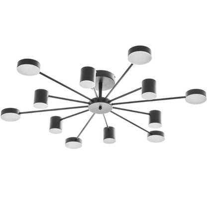 Плафон Argonaut, черен, led 120w, 3000-6000k, 2796/12 BK