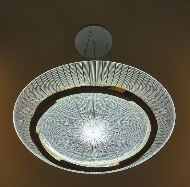 Пендел Andromeda, бял, led 36w, 3000-6500k, 4015 GD