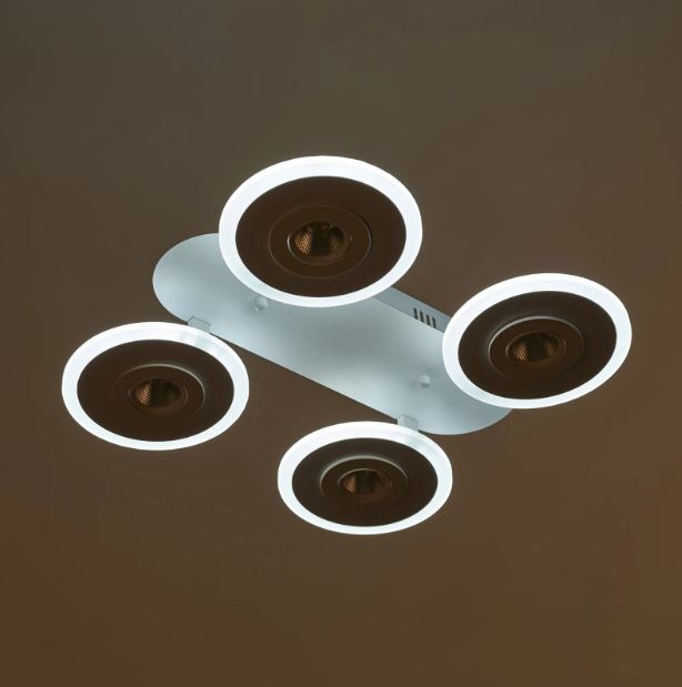 Плафон Lander, бял, led 84w, 3000-6000k, 2780/4