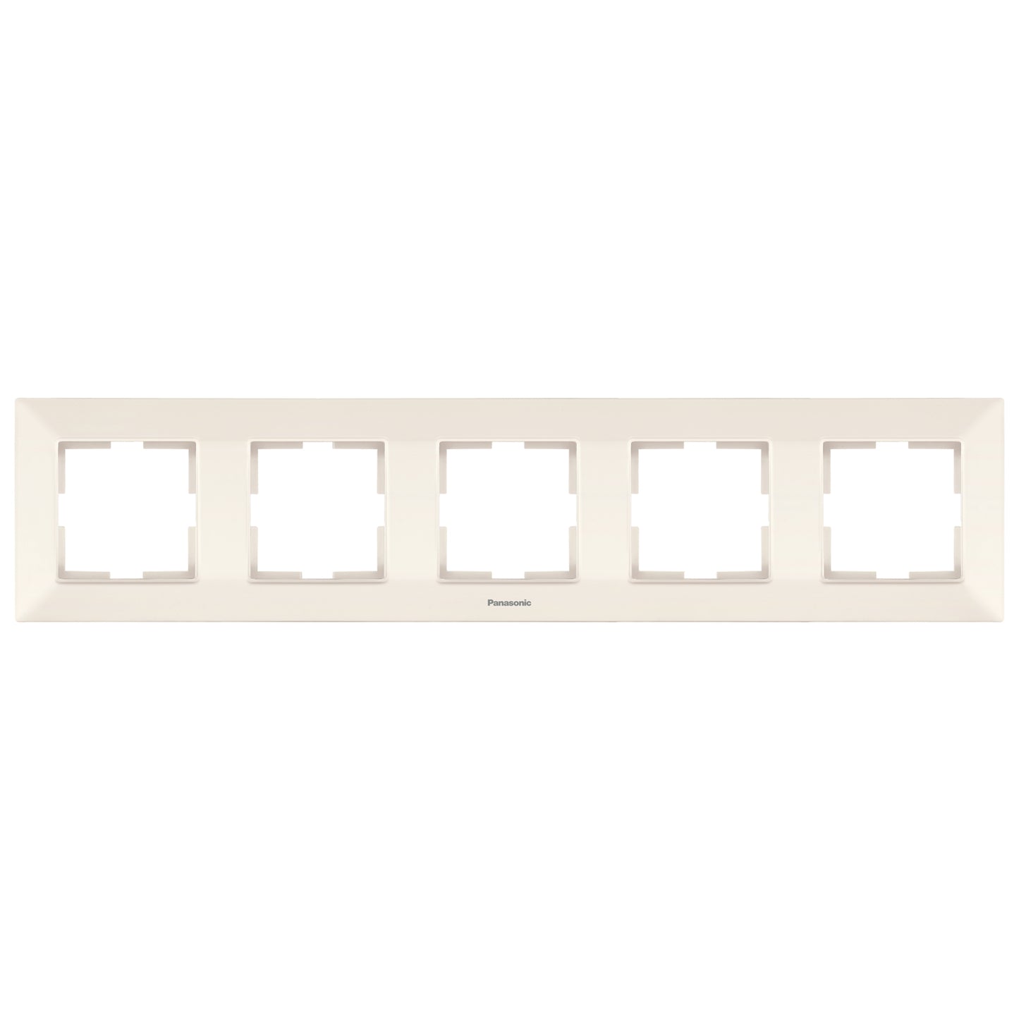 PANASONIC - Петорна хоризонтална рамка Крем Panasonic Arkedia Slim WNTF0805-2BG