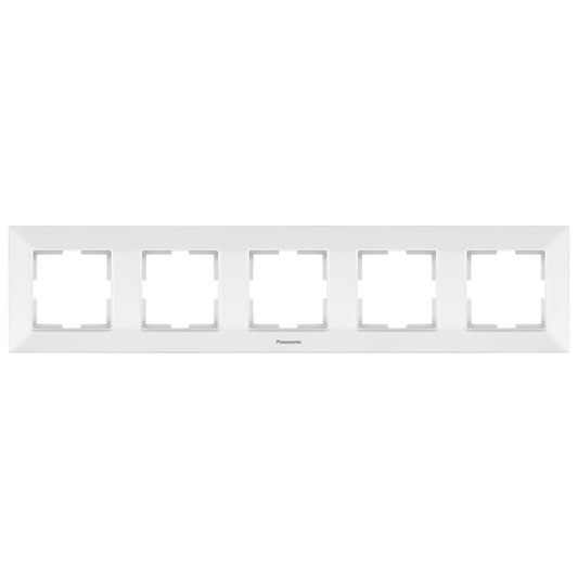 PANASONIC - Рамка петорна хоризонтална бяла PANASONIC Arkedia slim WNTF0805-2WH