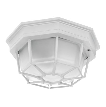 Плафон, бял, градинско, 1х60W, 276 wh