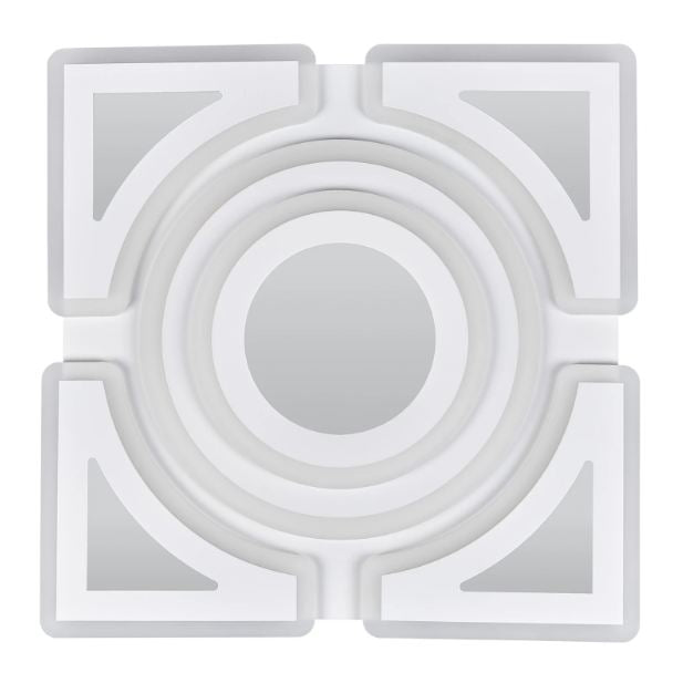 Плафон Lilium, бял, led 98w, 3000k-4000k-6000k, 2300
