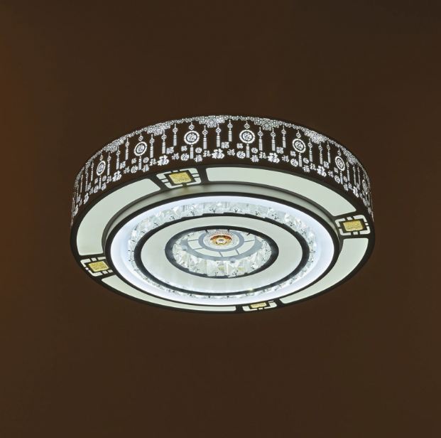 Плафон Anika със смарт управление, бял, led 51w, 3030T/51WR