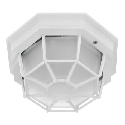 Плафон, бял, градинско, 1х60W, 276 wh
