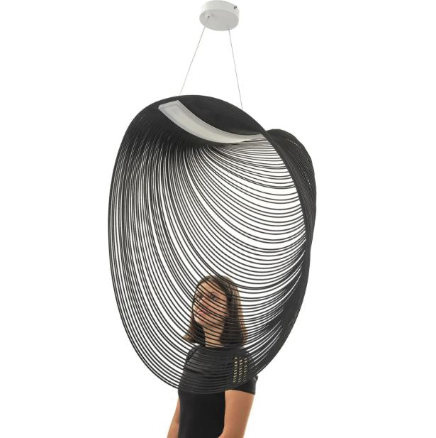 Полилей Void, черен, led 24w, 3000k, 4227/800 BK