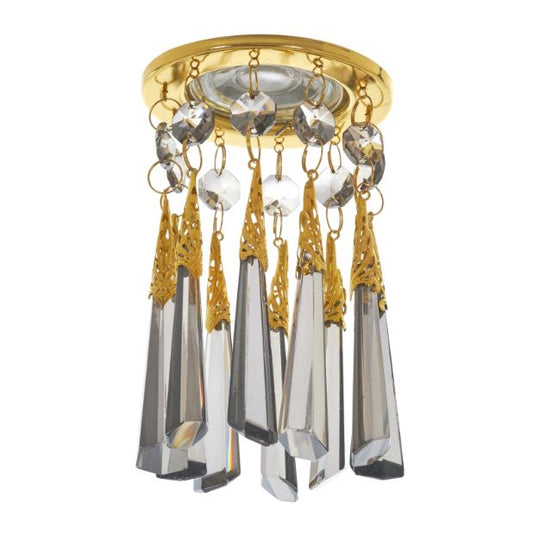 Стъклена луна, сив, 1x40w, 1495 br