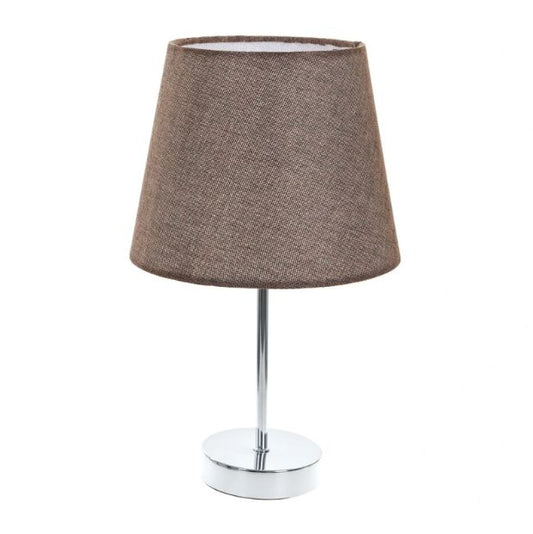 Текстилна настолна лампа, кафява, 1x40w, 2067/ch gy