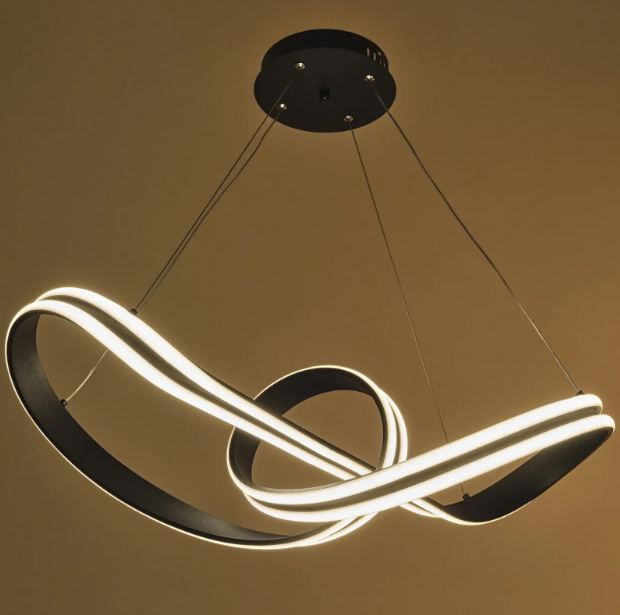 Полилей Taurus, черен, led 108w, 4000k, 2306 bk