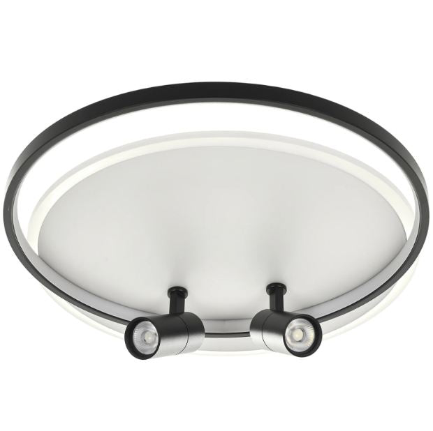 Плафон Gravity със смарт управление, черен, led 116w, 3000-6000k, 3013T