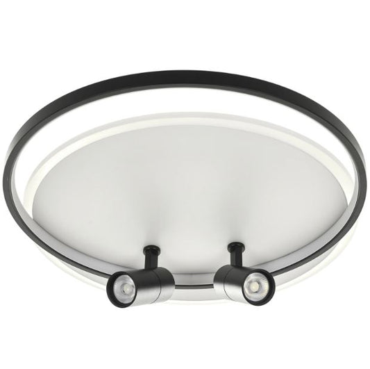 Плафон Gravity със смарт управление, черен, led 116w, 3000-6000k, 3013T