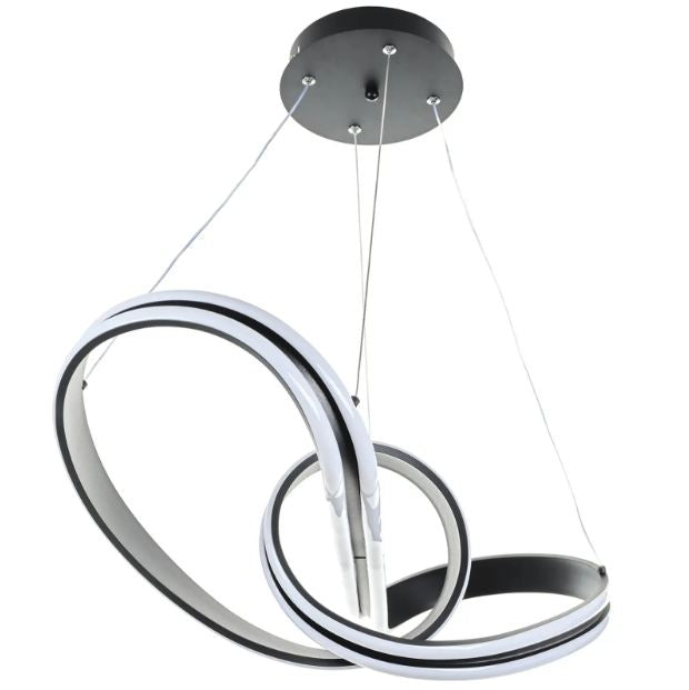 Полилей Taurus, черен, led 108w, 4000k, 2306 bk