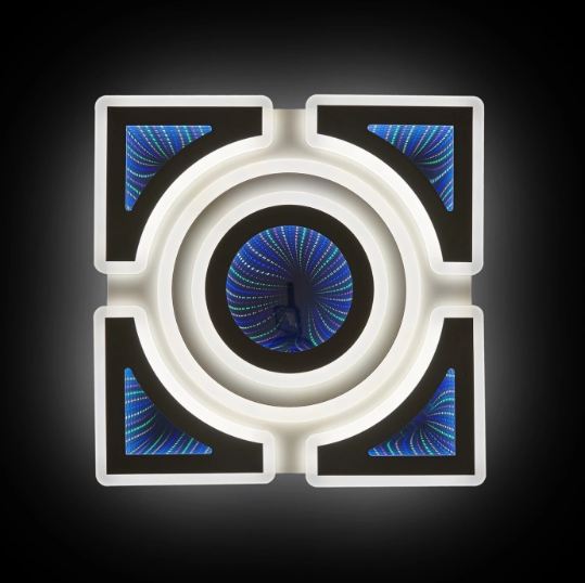 Плафон Lilium, бял, led 98w, 3000k-4000k-6000k, 2300
