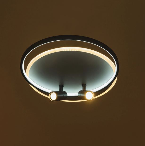 Плафон Gravity със смарт управление, черен, led 116w, 3000-6000k, 3013T