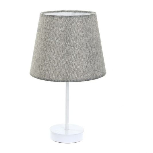 Текстилна настолна лампа, сива, 1x40w, 2067/wh gy