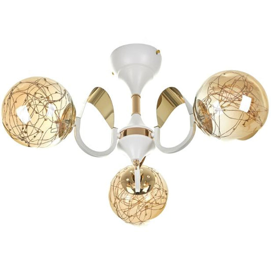 Полилей Immoa, златен, led 3x5w, 2785/3 GD
