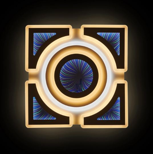 Плафон Lilium, бял, led 98w, 3000k-4000k-6000k, 2300