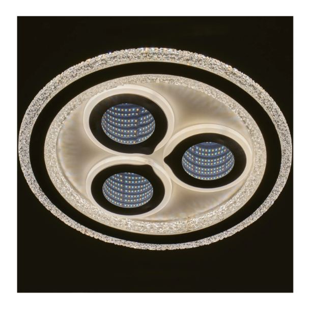 Плафон Globo, бял, led 90w, 3000k-4000k-6000k, 2416