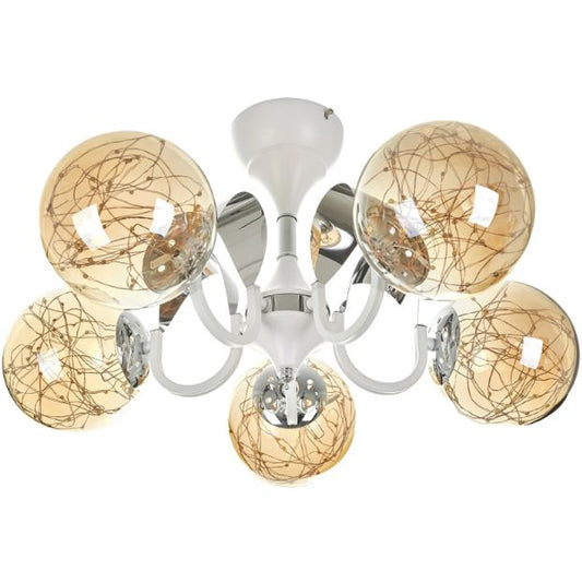 Полилей Immoa, хром, led 5x5w, 2785/5 CH