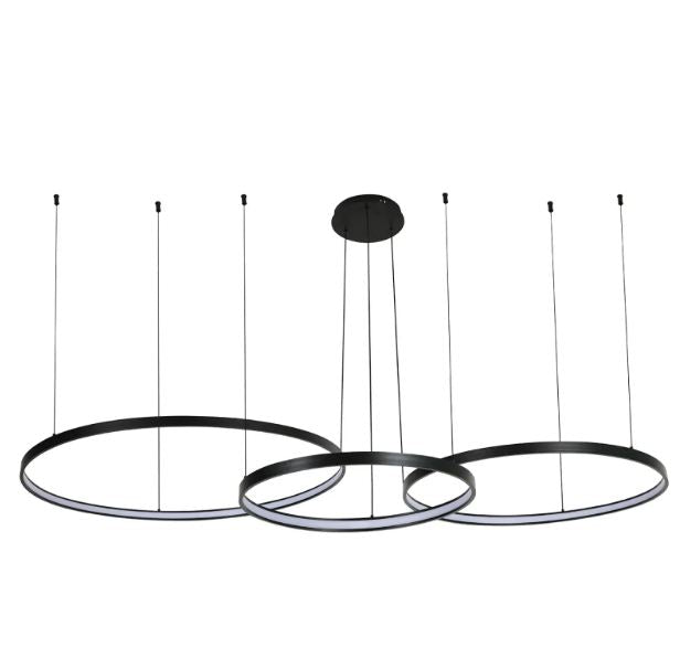 Полилей със смарт управление Adante, черен, led 155W, 5911lm, 3000-6000k, 4037/102w bk