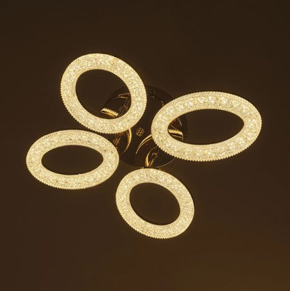 Плафон Elsa със смарт управление, златен, led 88w, 3000-6000k, 2808GD/4TB