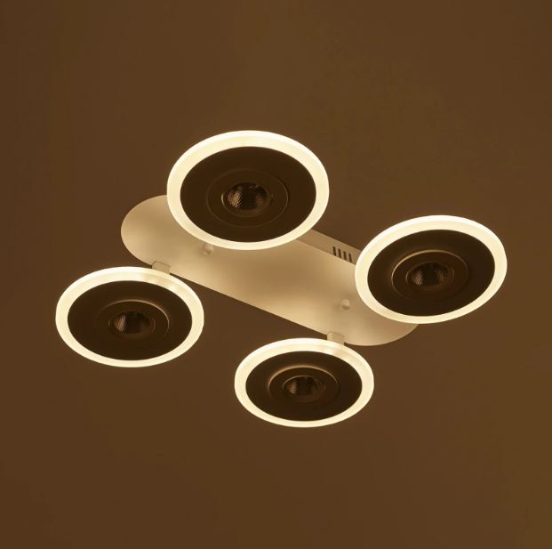 Плафон Lander, бял, led 84w, 3000-6000k, 2780/4