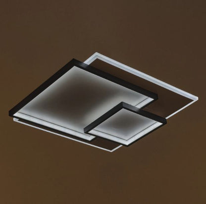 Плафон със смарт управление Slots, бял, led 87w, 6211lm, 3000-6000k, 4026 bk