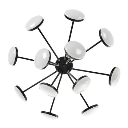 Плафон Dunna, черен, led 144w, 3000к-4000k-6000к, 2410 BK
